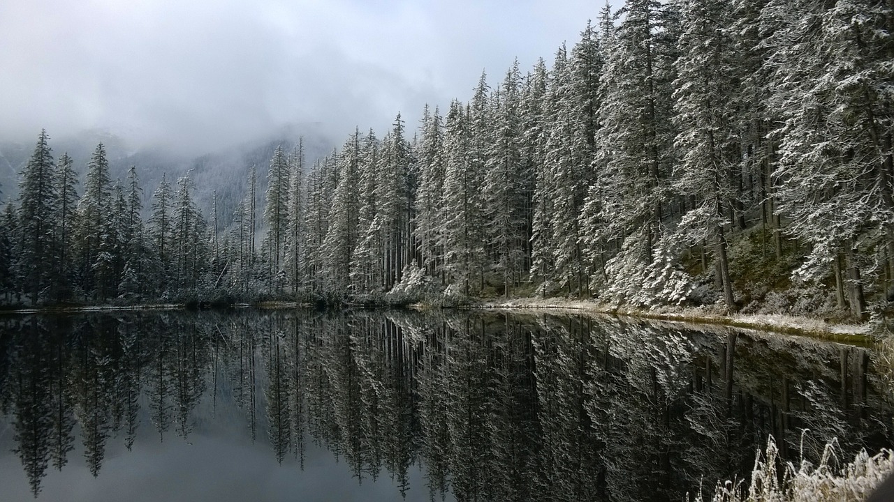 glacial lakes poland smreczyński pond free photo