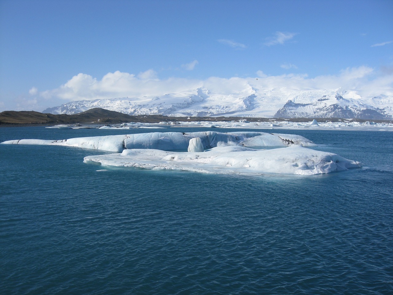 glacier lagoon iceland free photo