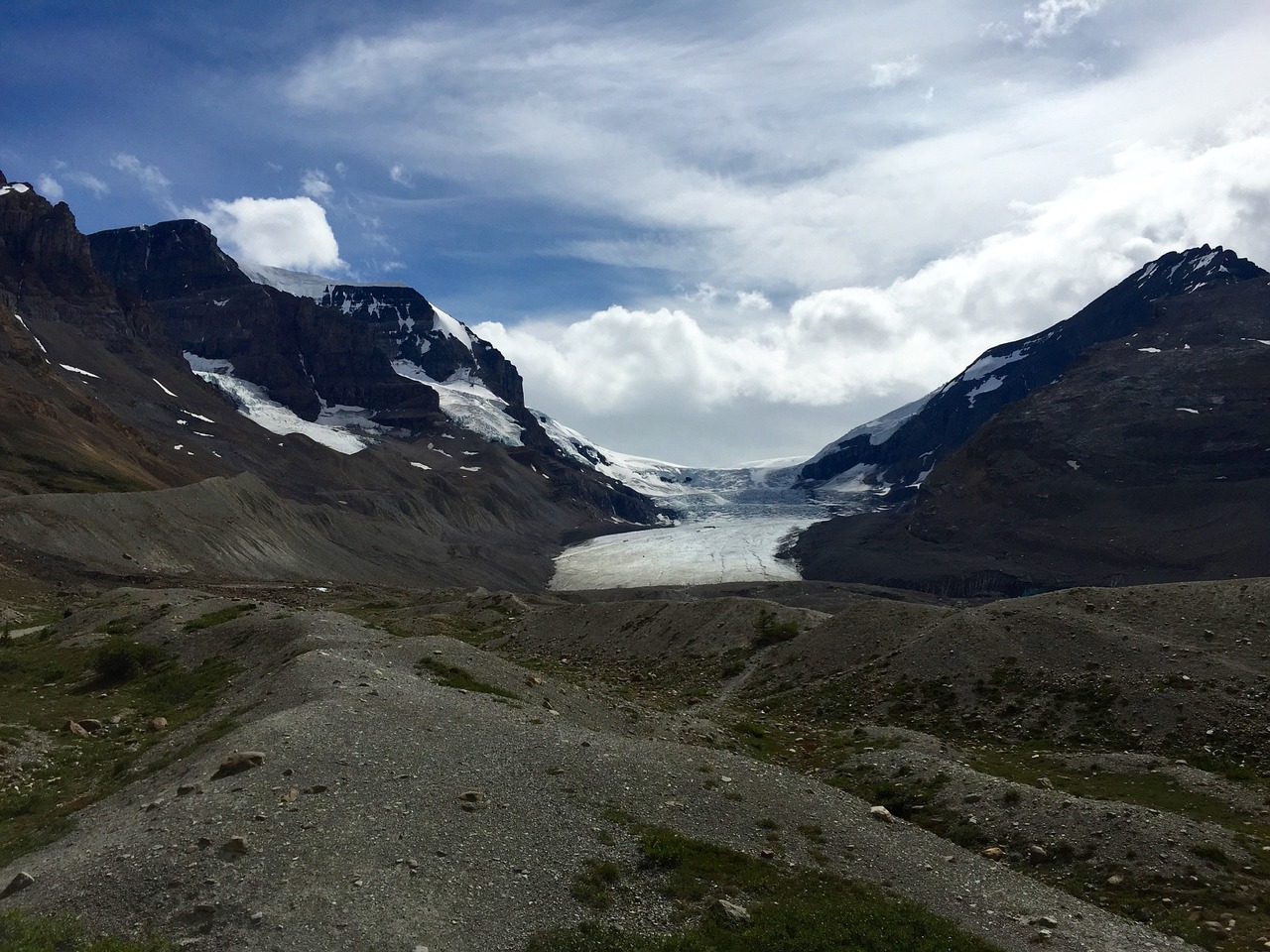 glacier canada ice free photo