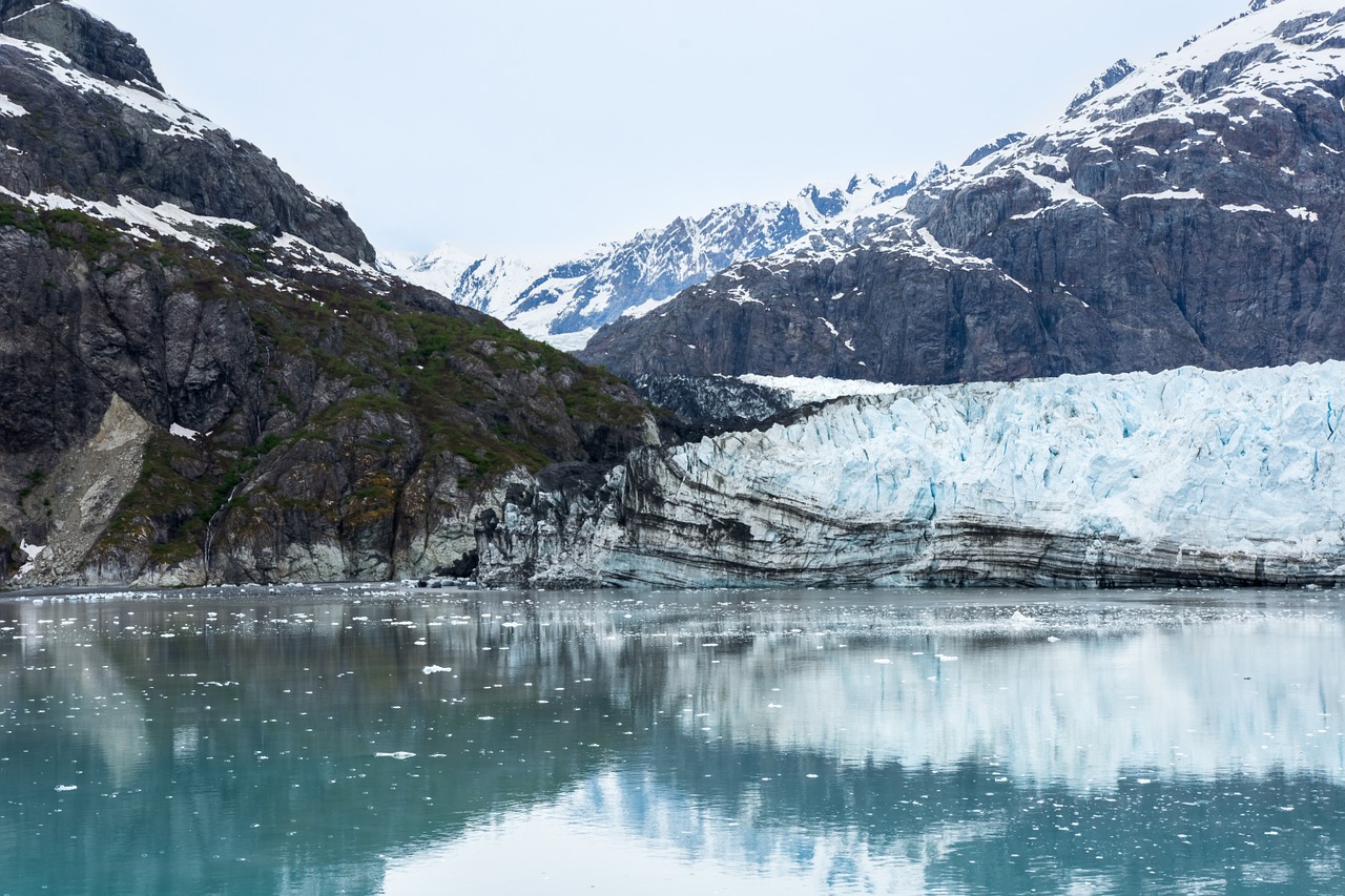 glacier alaska margerie free photo