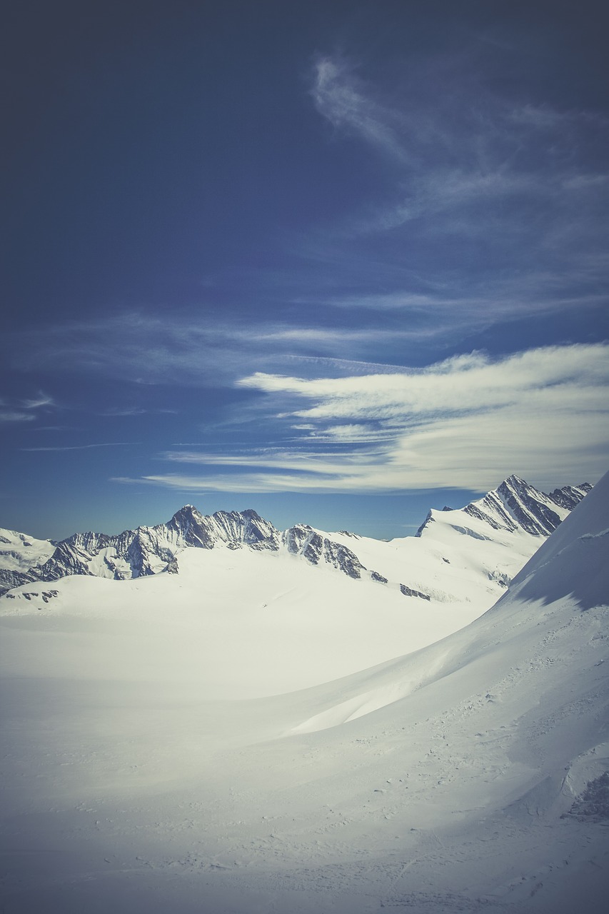 glacier mountain summit free photo