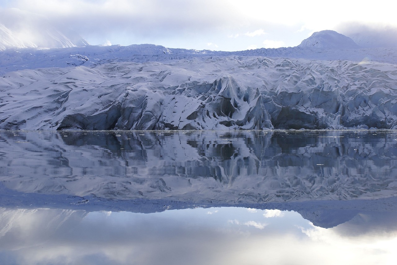 glacier ice snow free photo