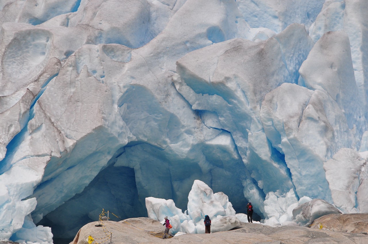 glacier norway ice free photo