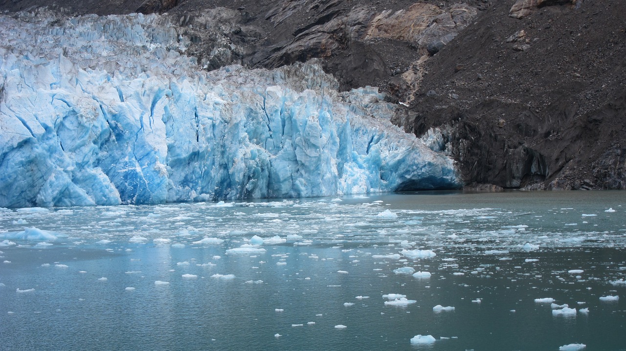 glacier alaska ice free photo