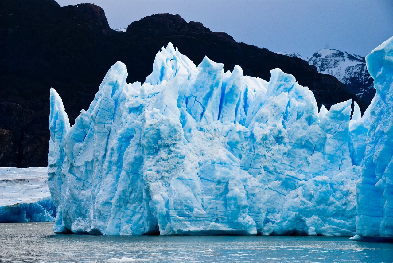 glacier patagonia ice free photo