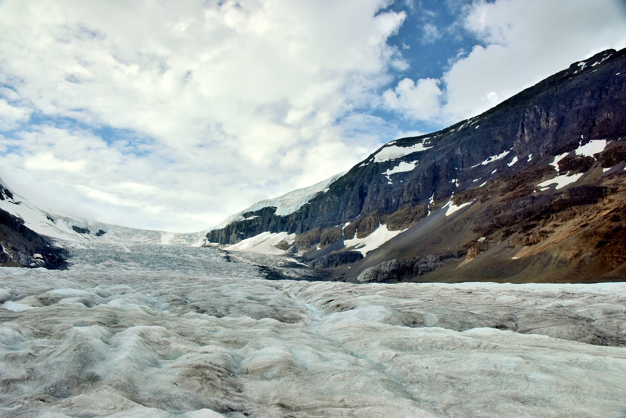 glacier sky cloud free photo