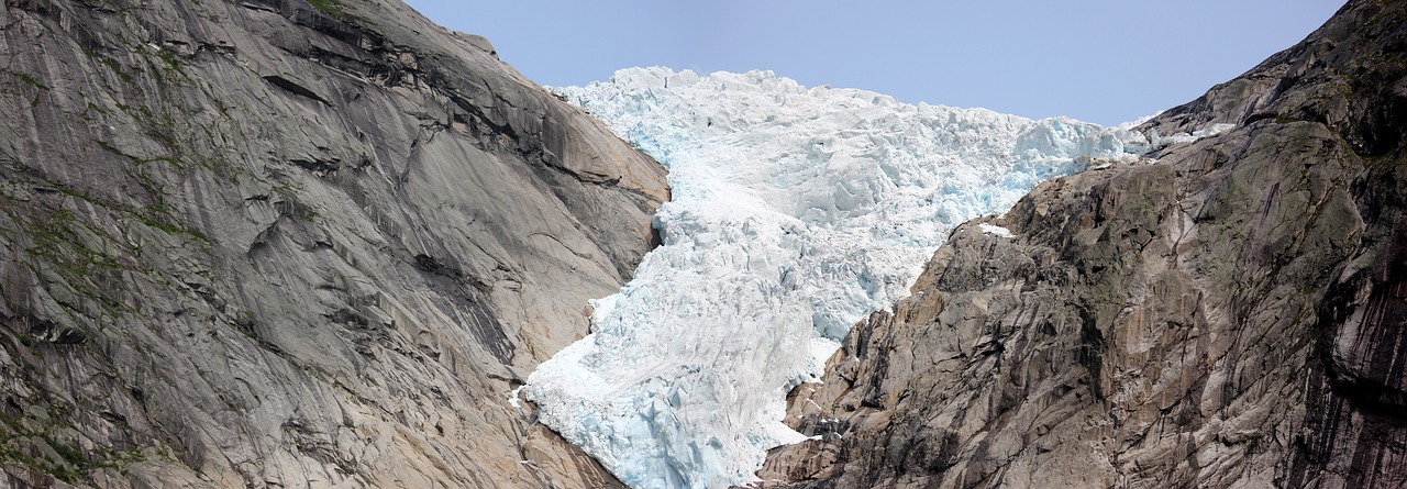 glacier norway ice free photo