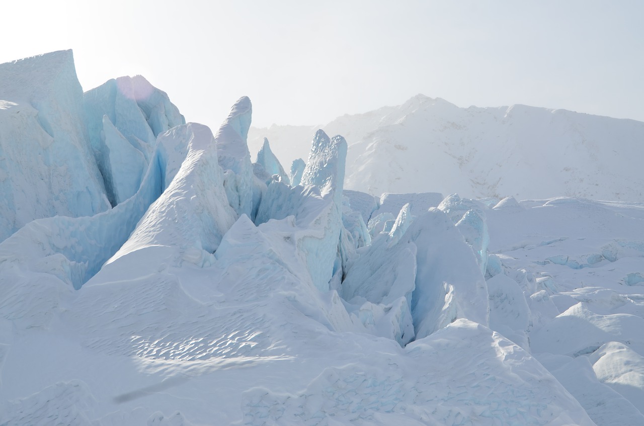 glacier snow ice free photo