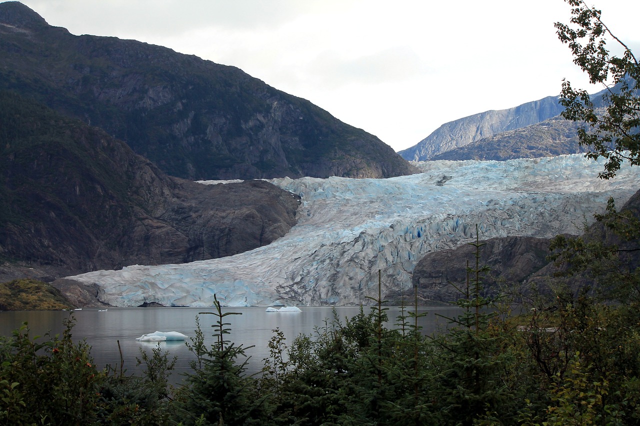 glacier mendenhall alaska free photo