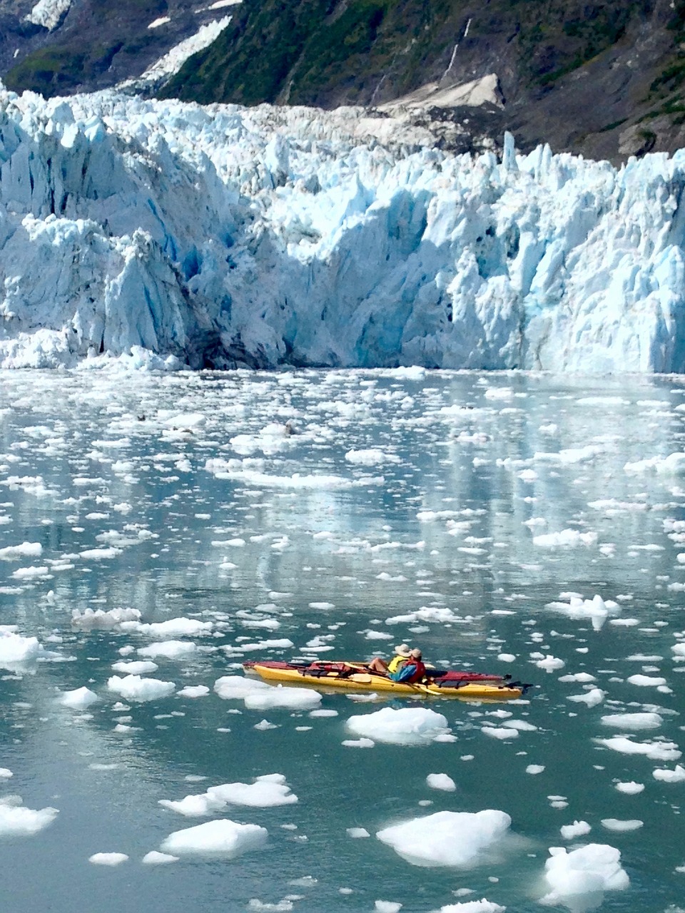 glacier kayak alaska free photo