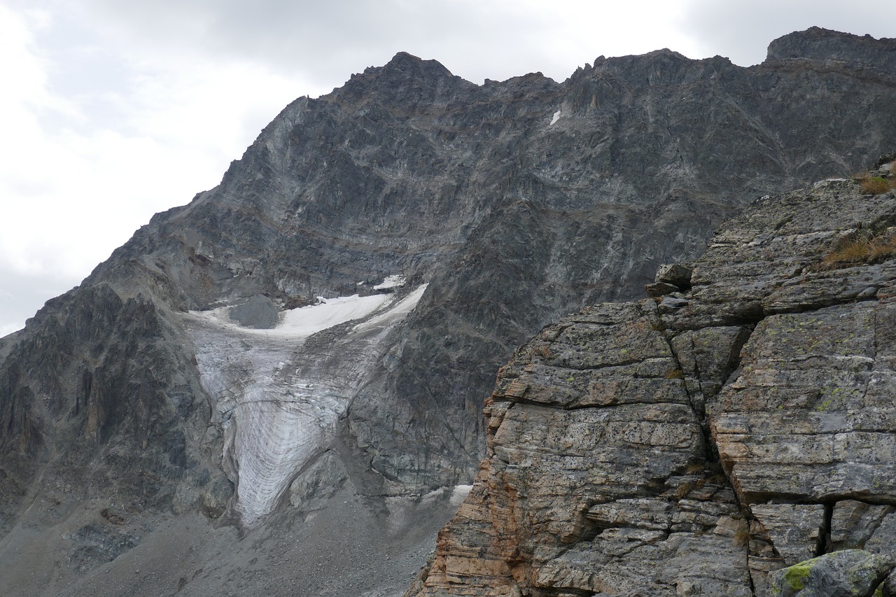 glacier mountains alpine free photo