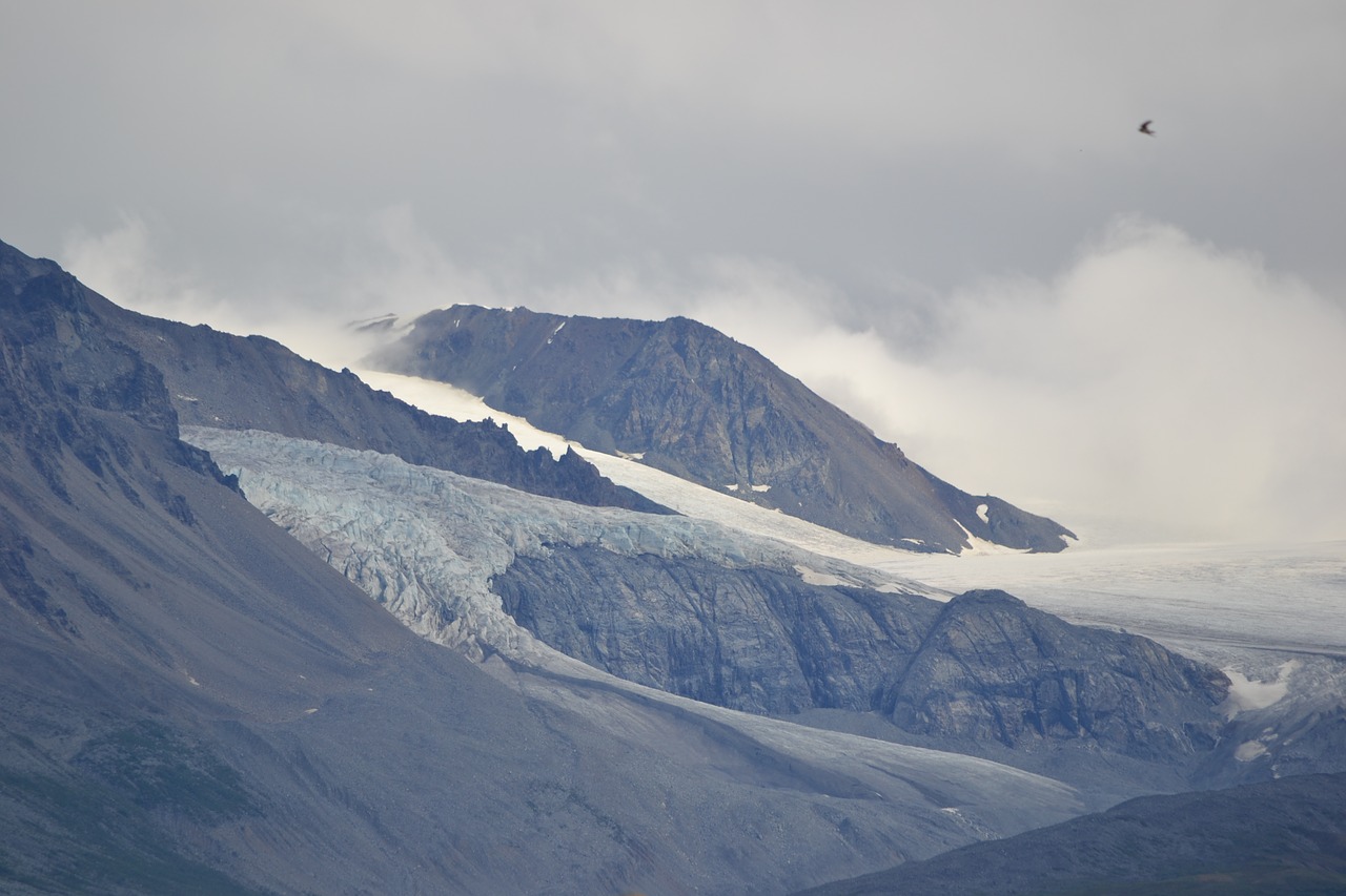 glacier scenic landscape free photo