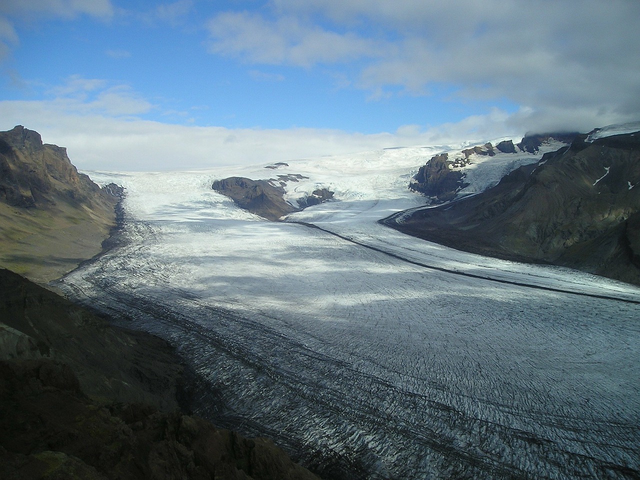 glacier ice ice sheet free photo