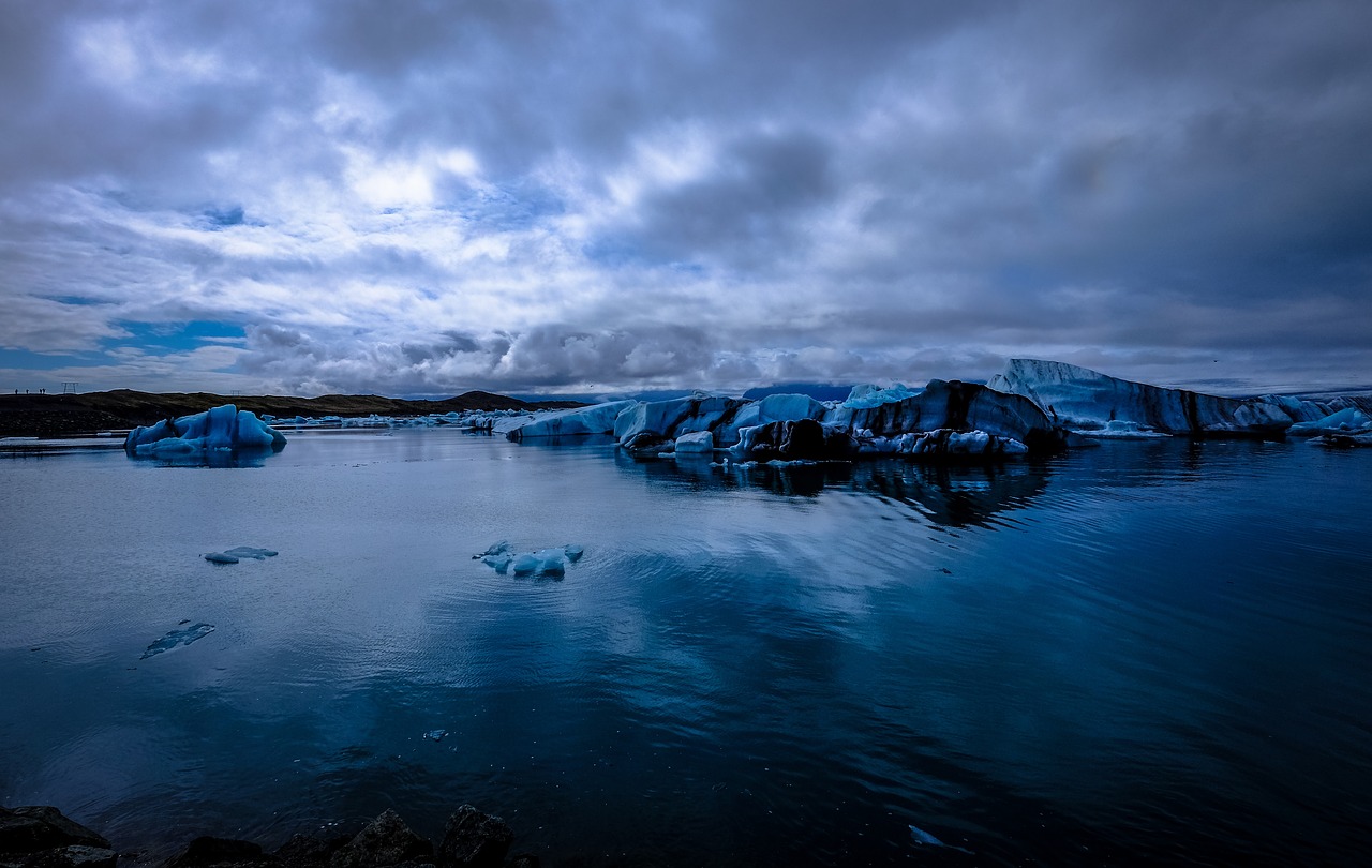 glacier iceberg blue free photo