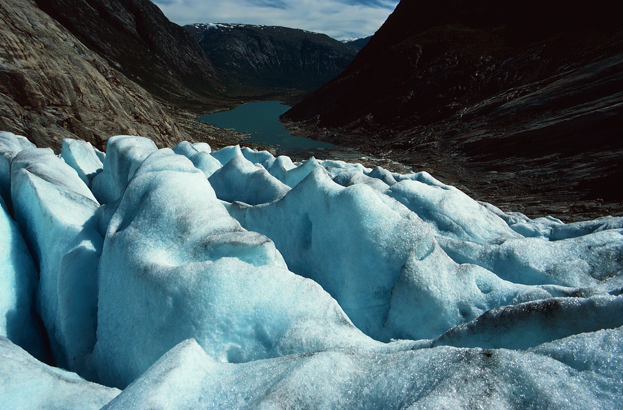 glacier  mountain  landscape free photo