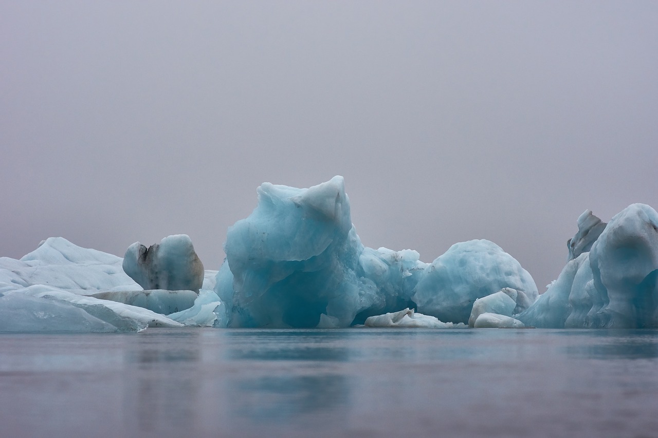 glacier  glacier tongue  ice free photo