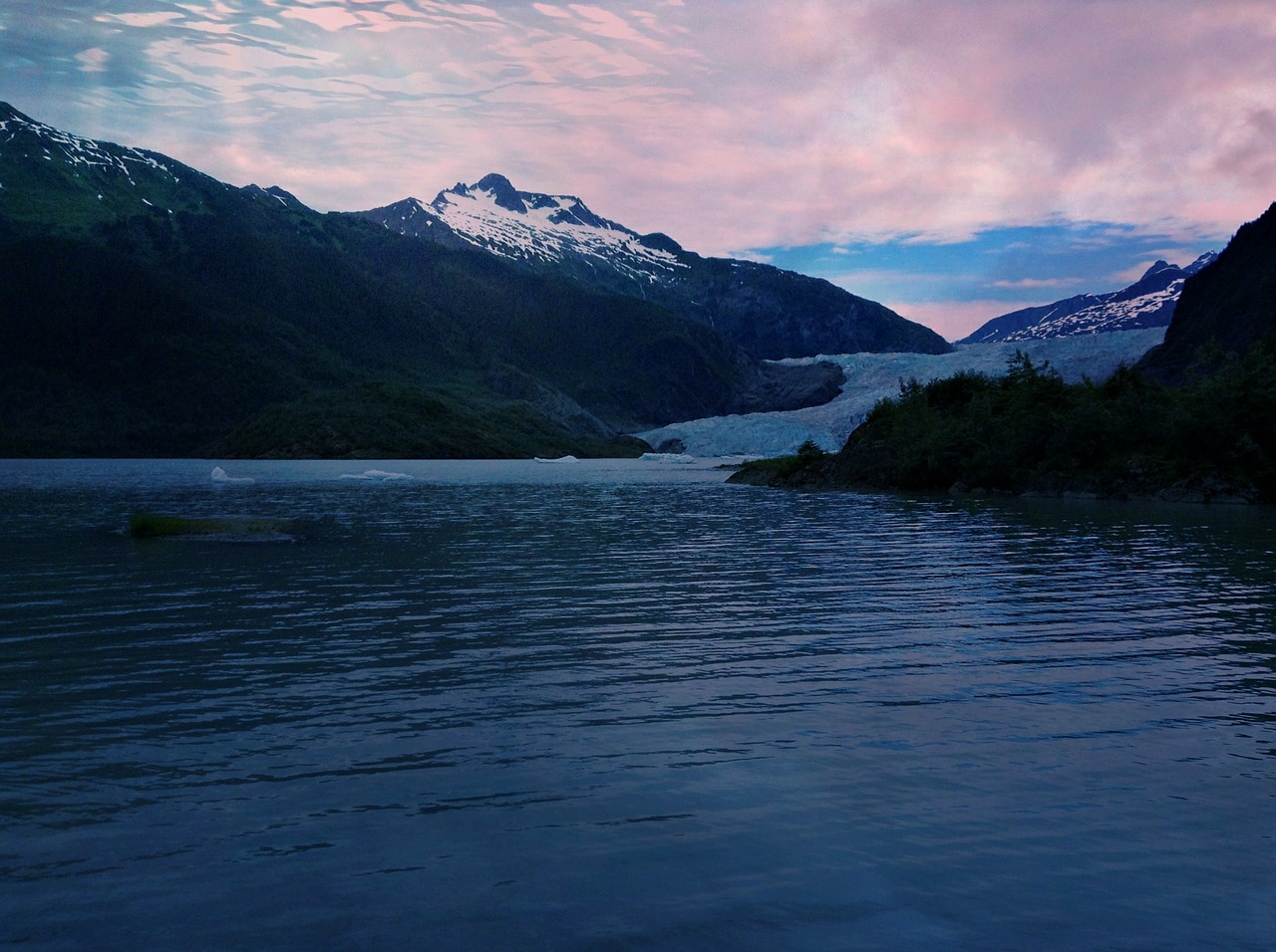 glacier alaska mendenhall free photo