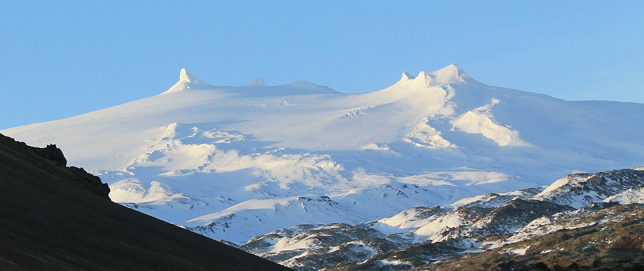glacier mountain panorama free photo