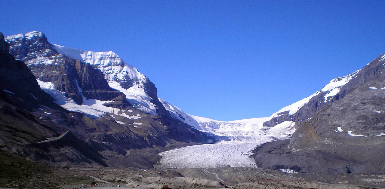 glacier athabasca landscape free photo
