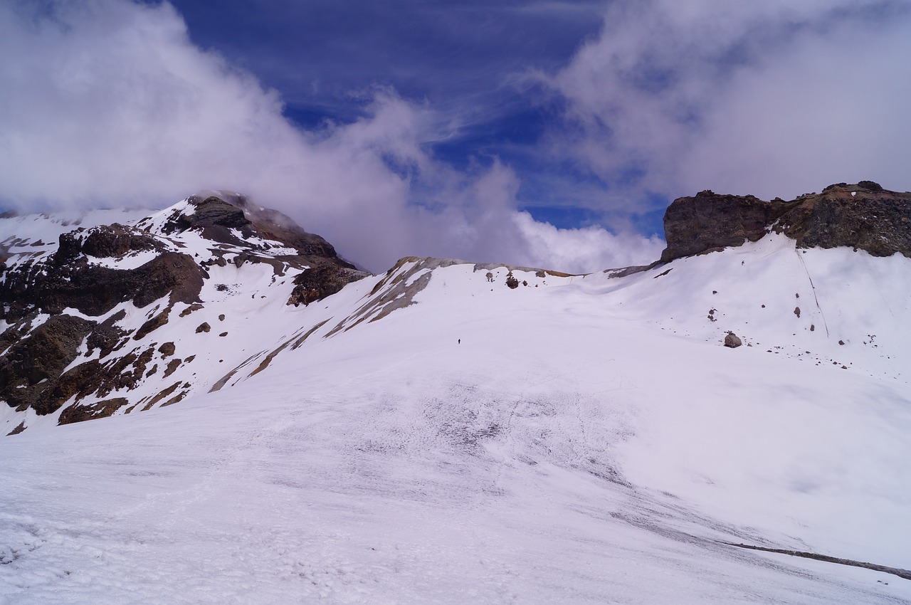 glacier mountain mountaineering free photo