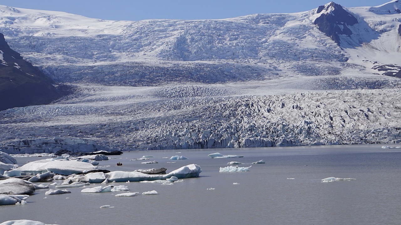 glacier greenland icebergs free photo