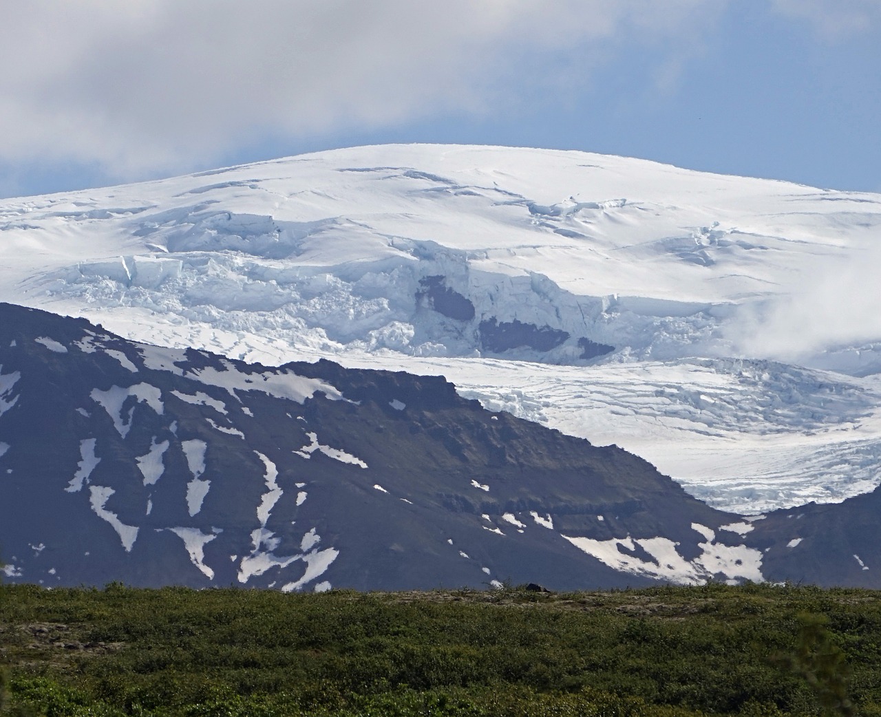 glacier snow mountains free photo