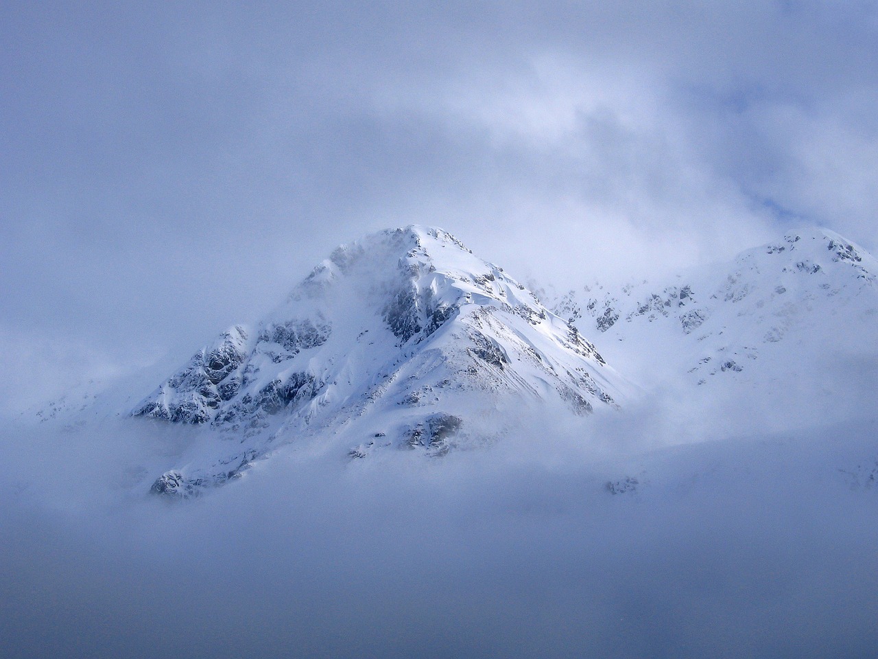 glacier bay alaska sky free photo