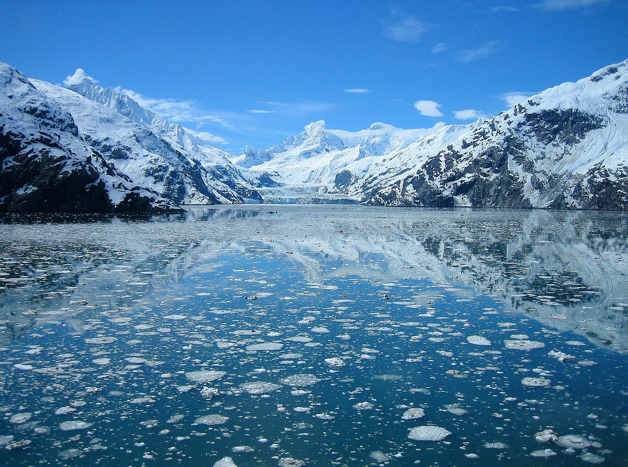 glacier bay alaska lake water free photo