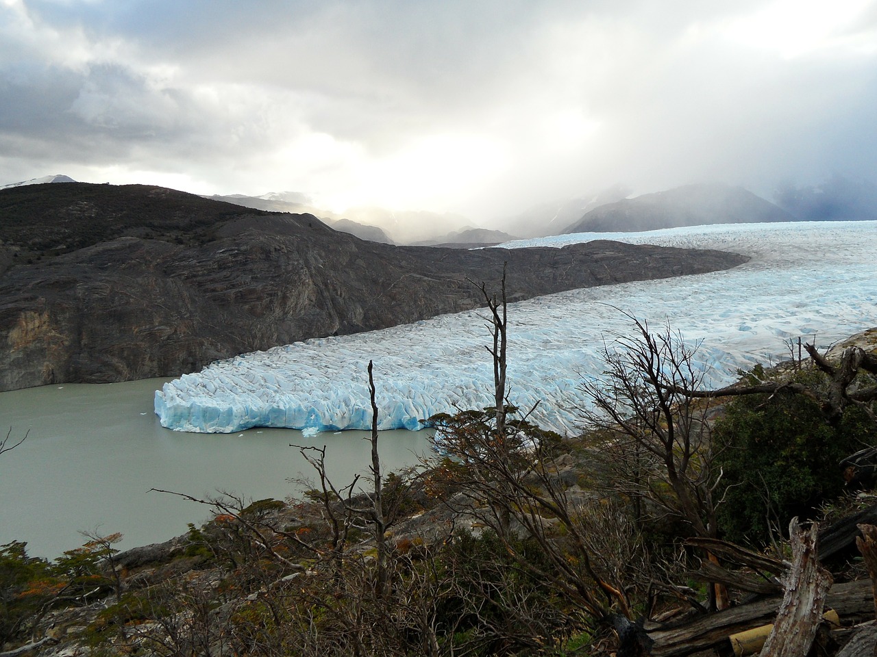 glacier gray chile torres del paine free photo