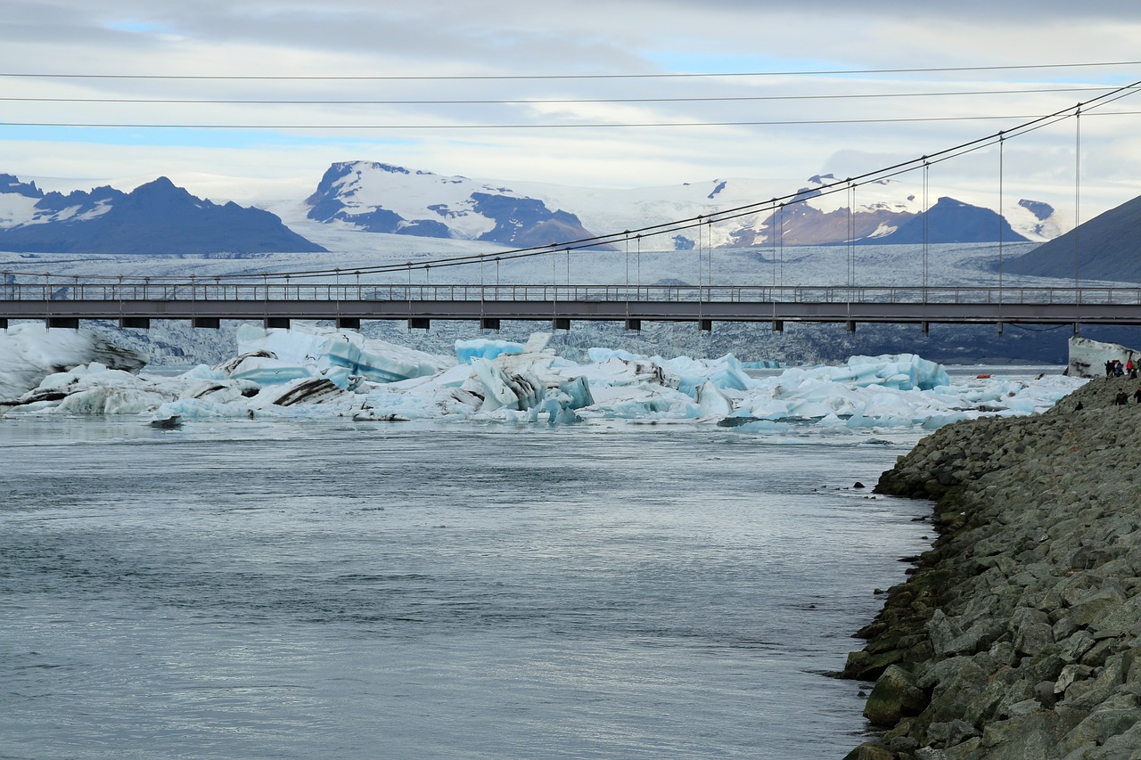 glacier lagoon iceland glacier free photo