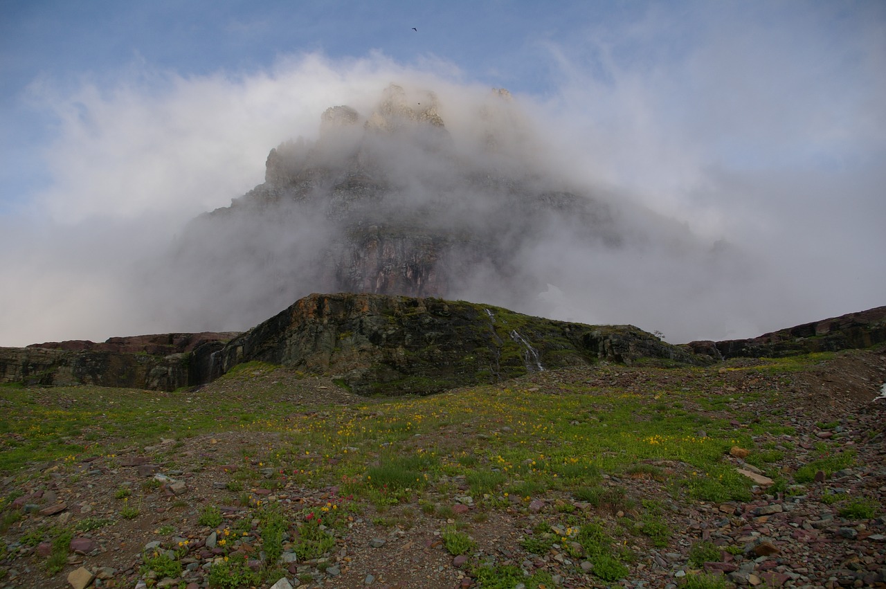 glacier national park montana nature free photo