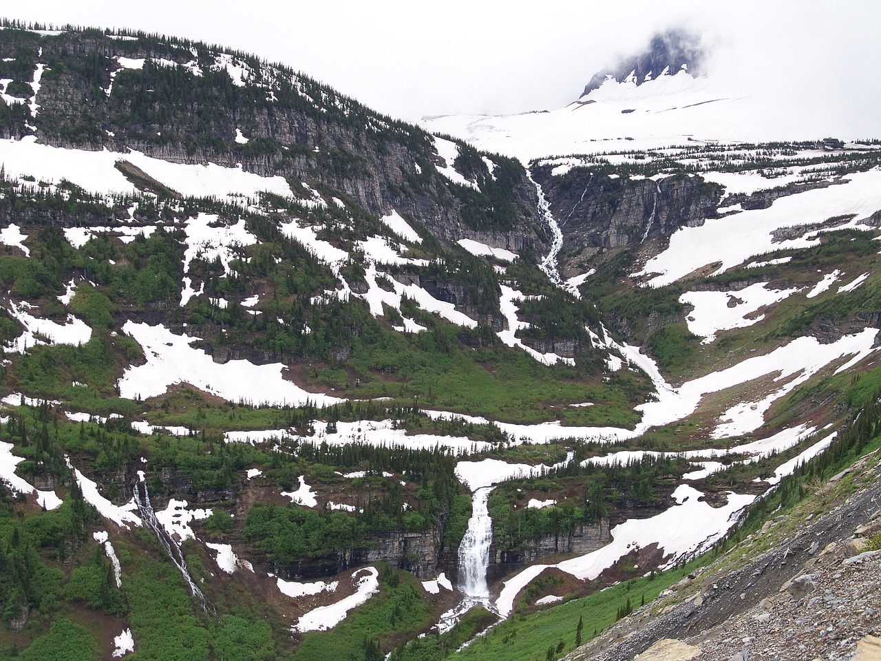 glacier national park glacier nature free photo