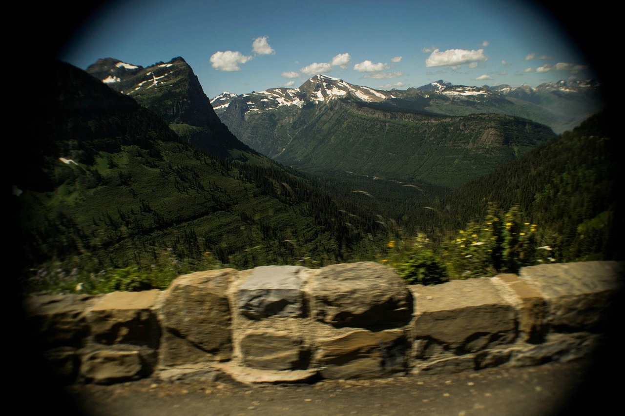 glacier national park nature mountain free photo