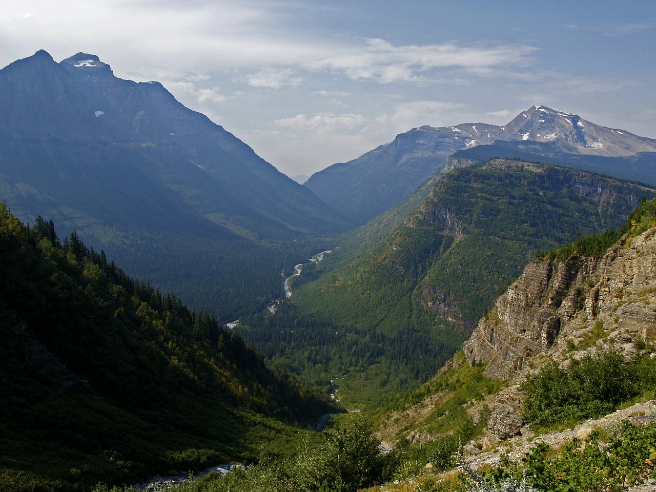 glacier national park montana usa free photo