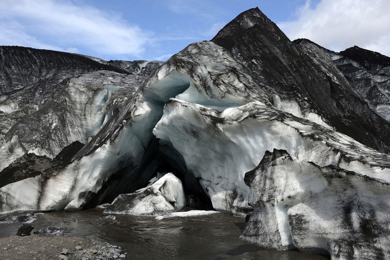 glacier tongue sólheimajökull iceland free photo