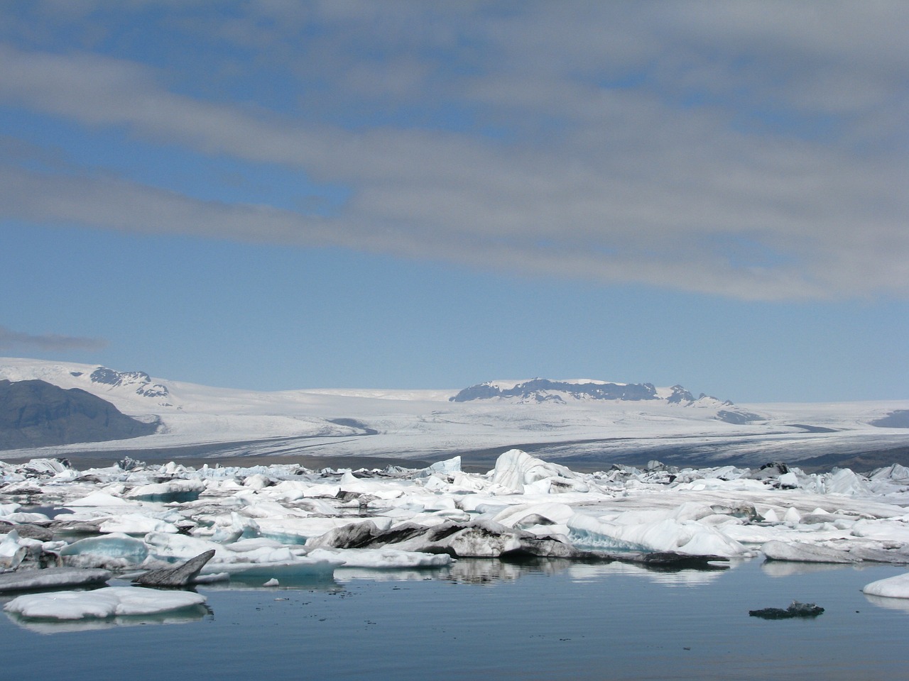 glaciers iceland iceberg free photo