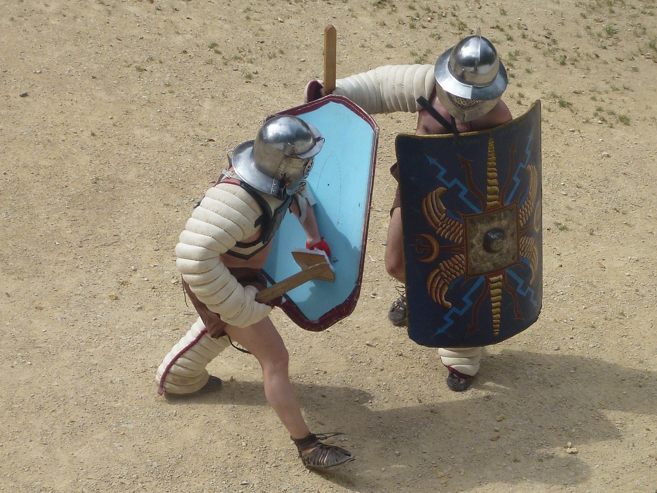 gladiator fight roman history free photo