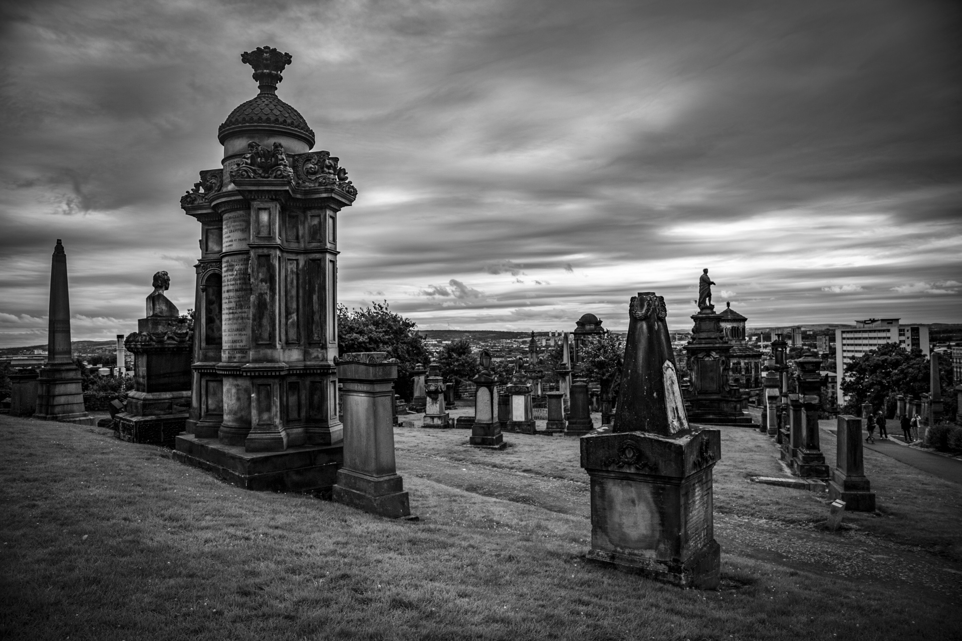 britain cemetery church free photo