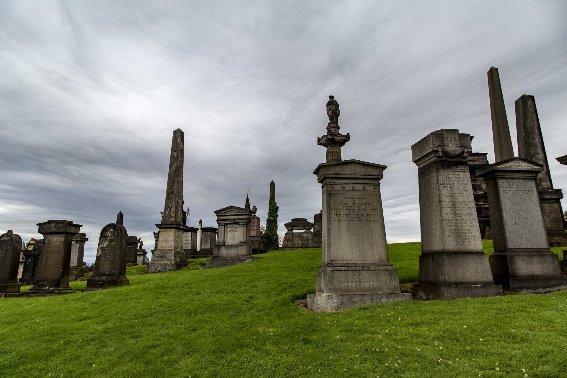 britain cemetery church free photo