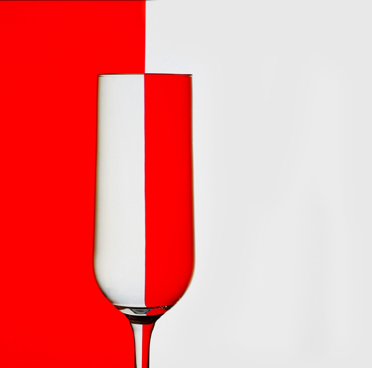 glass red white free photo