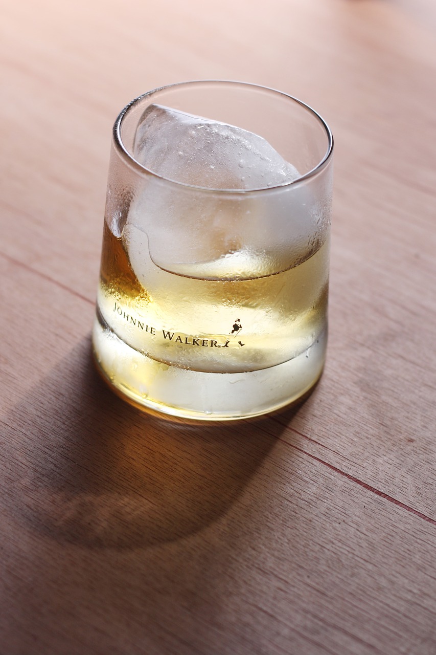 glass ice whiskey free photo