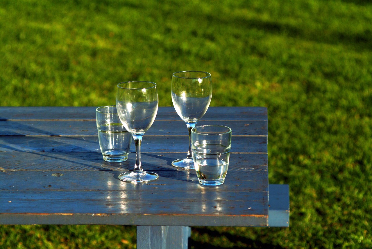 glass tumbler wine glasses free photo