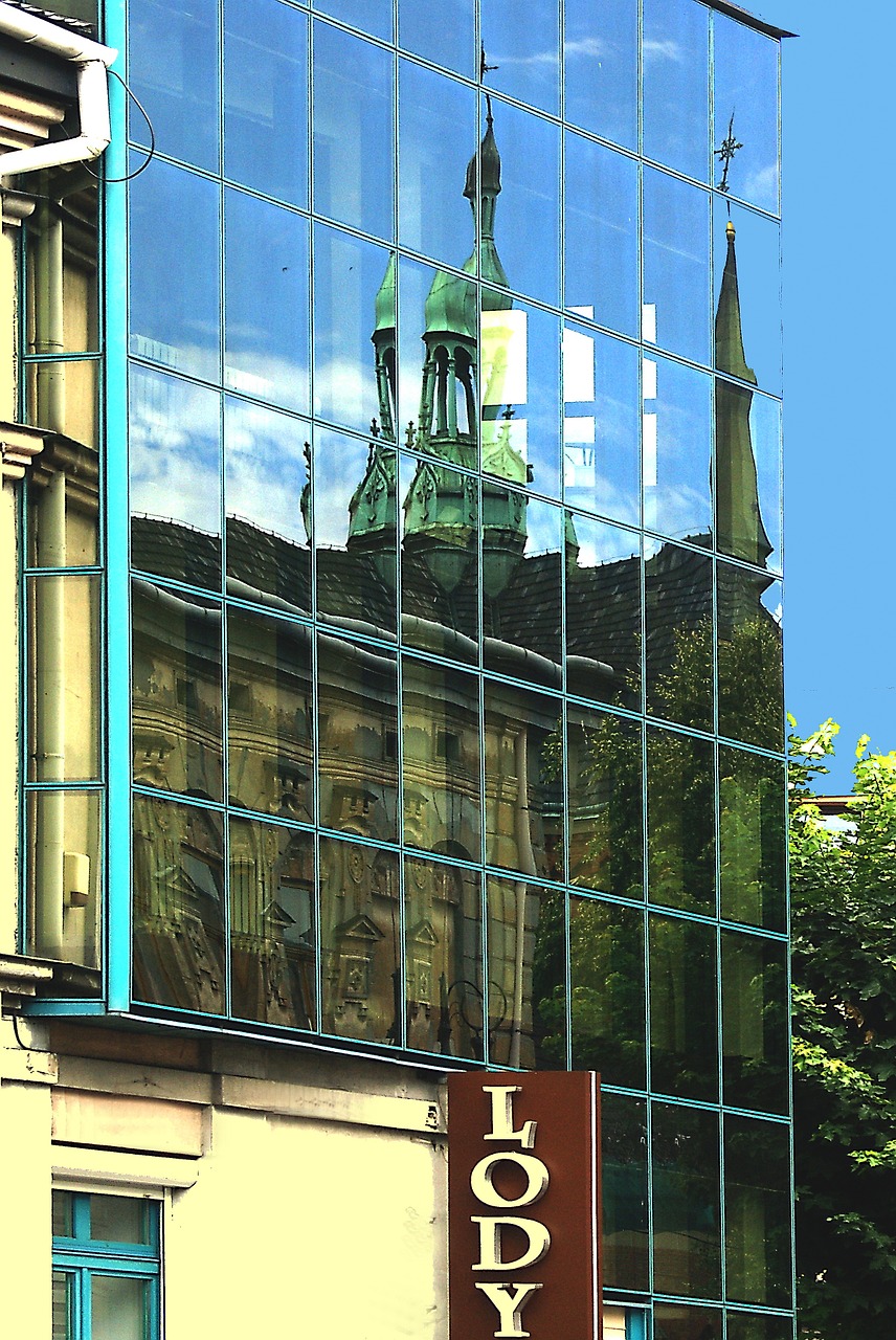 glass glass panes glass building free photo