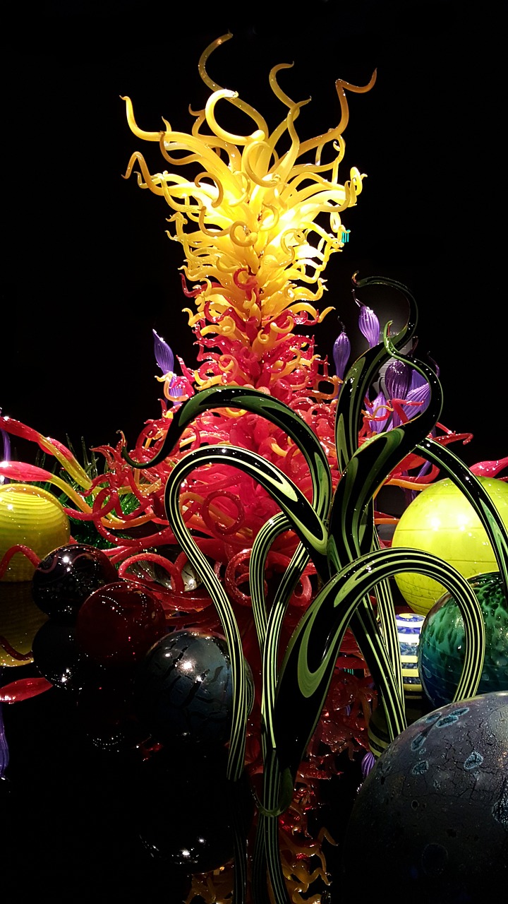 glass sculpture color free photo