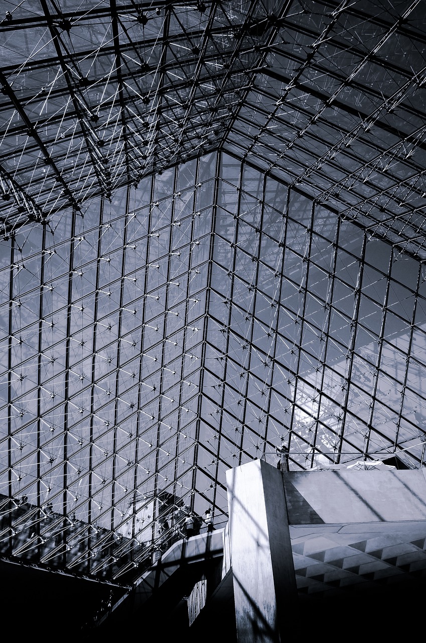glass metal architecture free photo