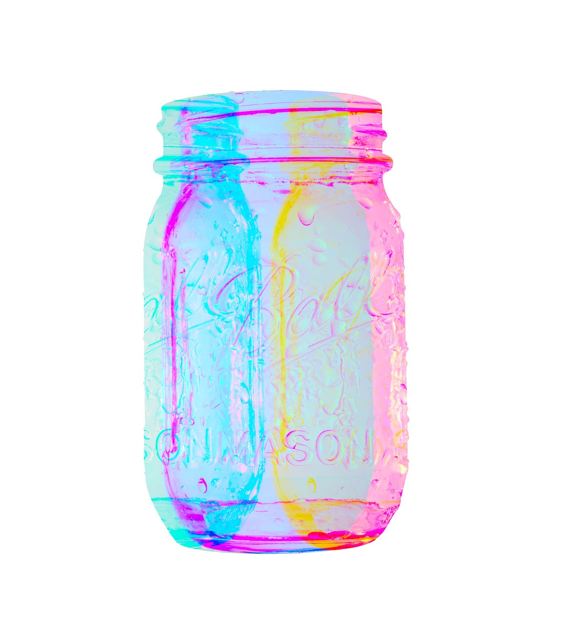 glass jar abstract free photo