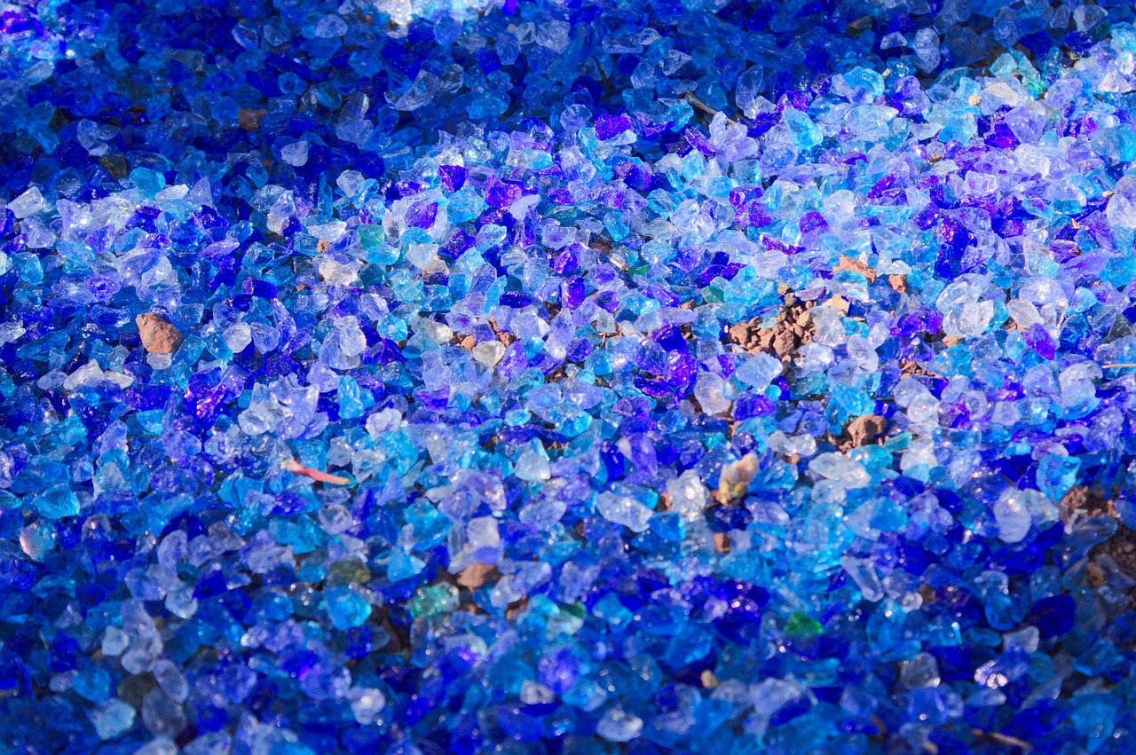 glass blue color free photo