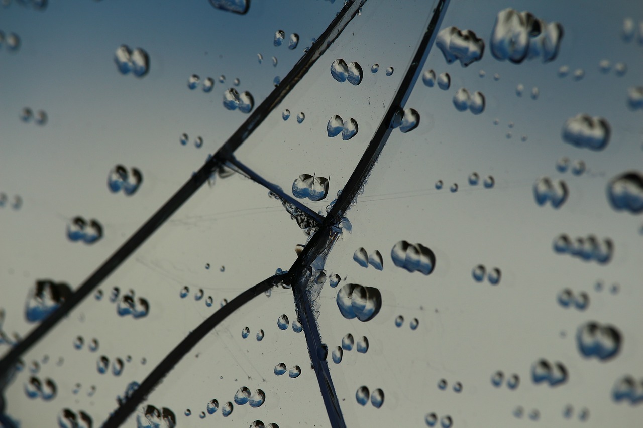 glass rain drip free photo