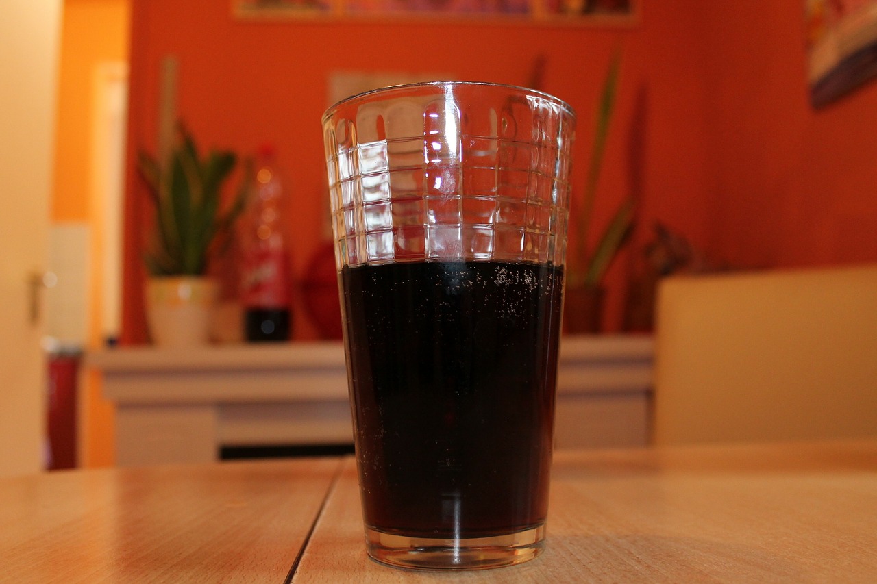 glass cola drink free photo