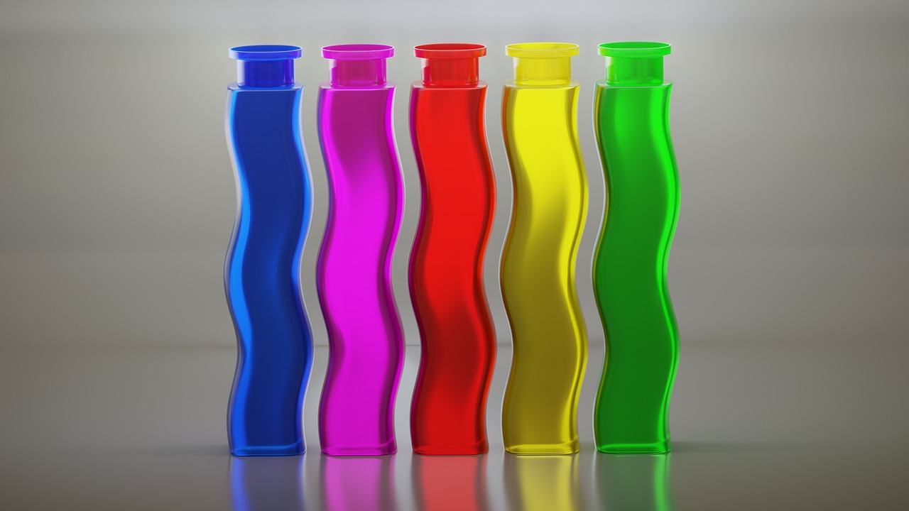 glass bottles color free photo